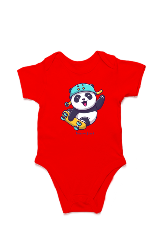 Panda on Board Comfy Baby Rompers