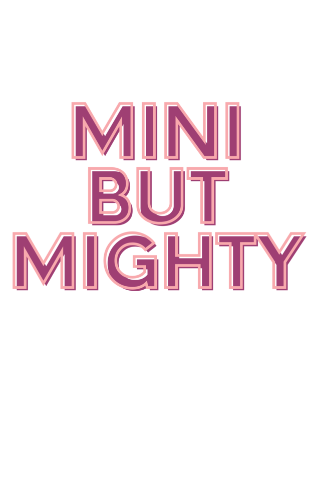 Mini but Mighty Girls Graphic Printed T-shirt