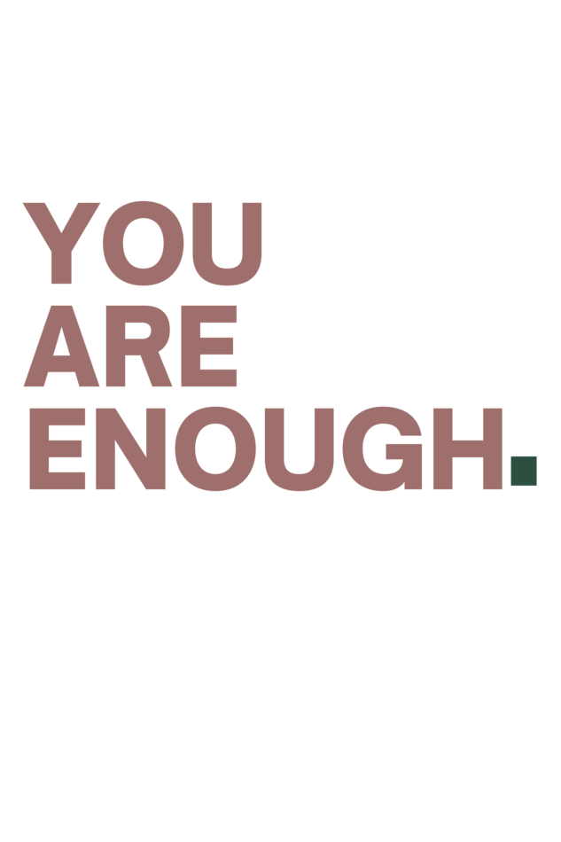 You Are Enough Girls Graphic Printed T-shirt