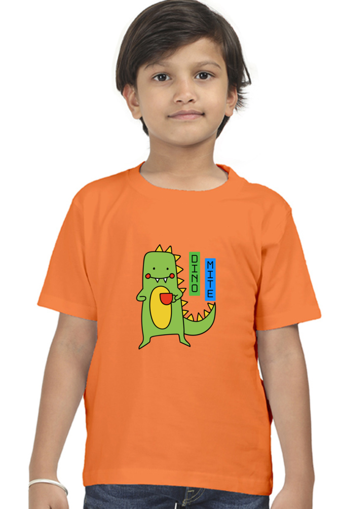 Dino-Mite Boys Graphic Printed T-Shirt