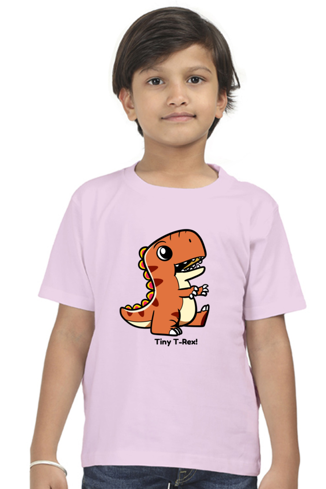 Tiny T-rex Boys Graphic Printed T-shirt.