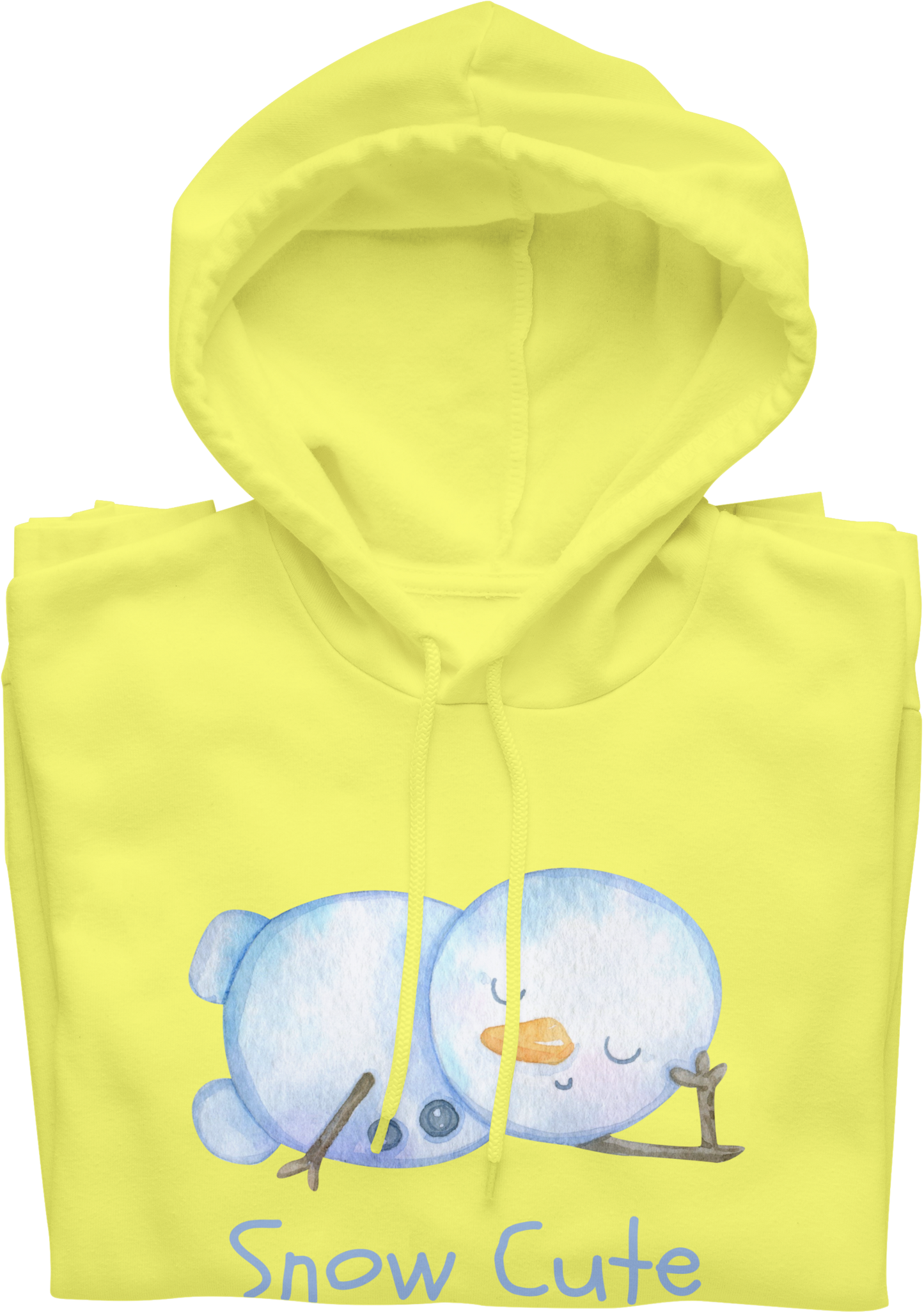 Snow Cute Graphic Hooded Sweatshirt