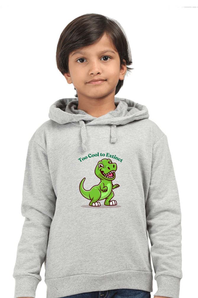 Too Cool to Extinct Graphic Hooded Sweatshirt