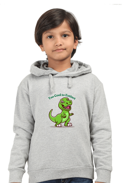 Too Cool to Extinct Graphic Hooded Sweatshirt