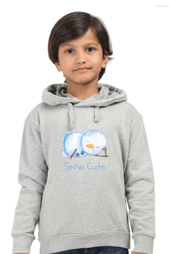 Snow Cute Graphic Hooded Sweatshirt