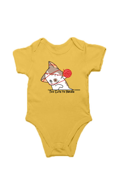 Too Cute to Handle Comfy Baby Rompers