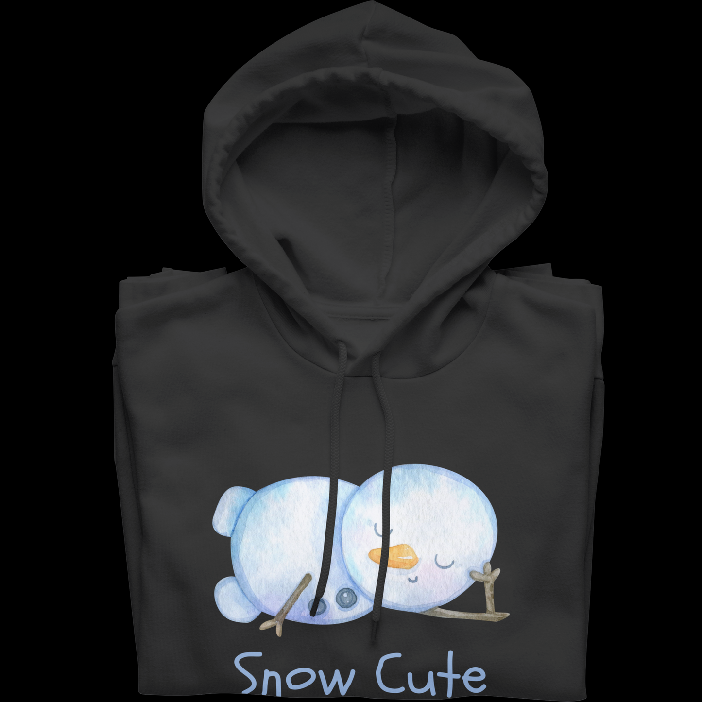 Snow Cute Graphic Hooded Sweatshirt