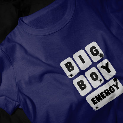 The Big Boy Energy Boys Graphic Printed T-shirt