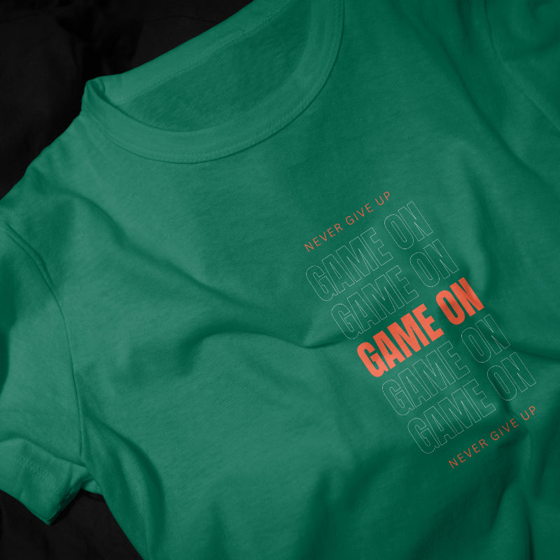 Game On Boys Graphic Printed T-shirt