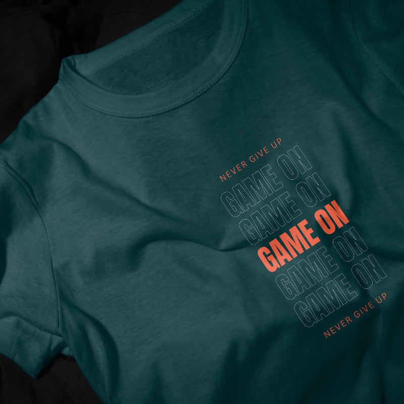 Game On Boys Graphic Printed T-shirt