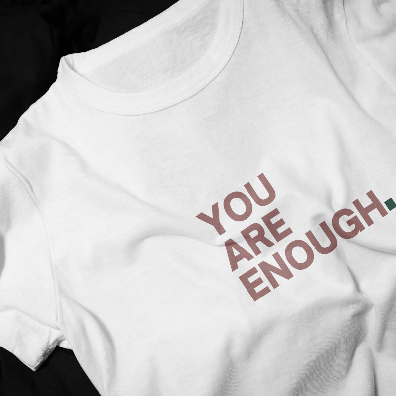 You Are Enough Girls Graphic Printed T-shirt