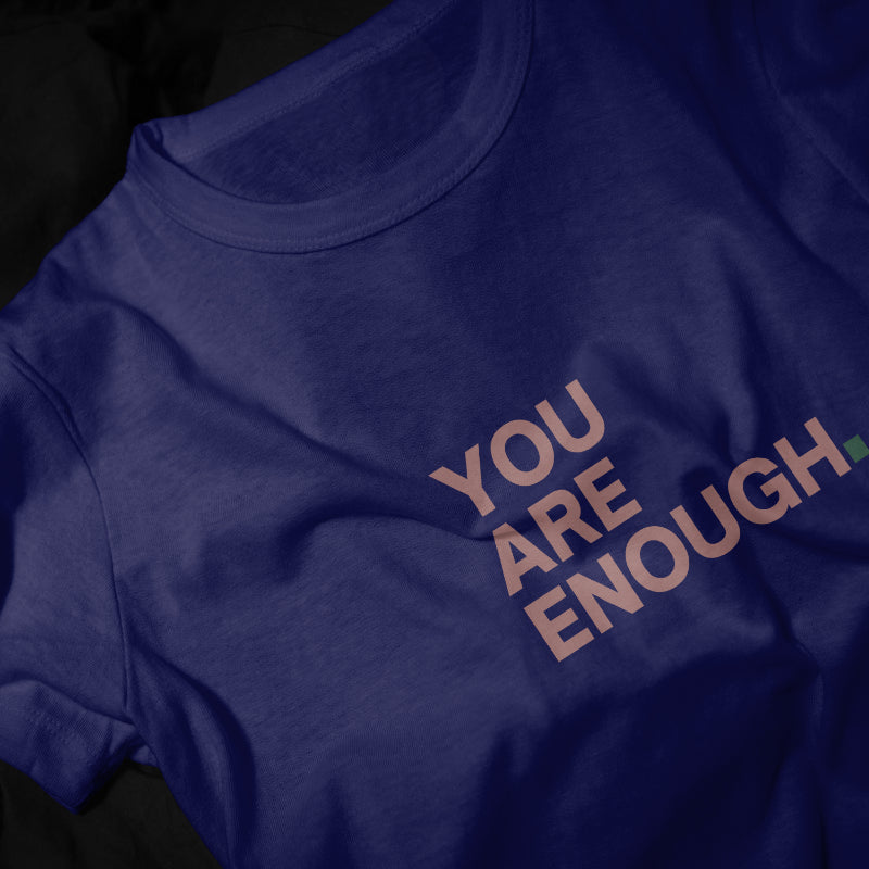 You Are Enough Girls Graphic Printed T-shirt