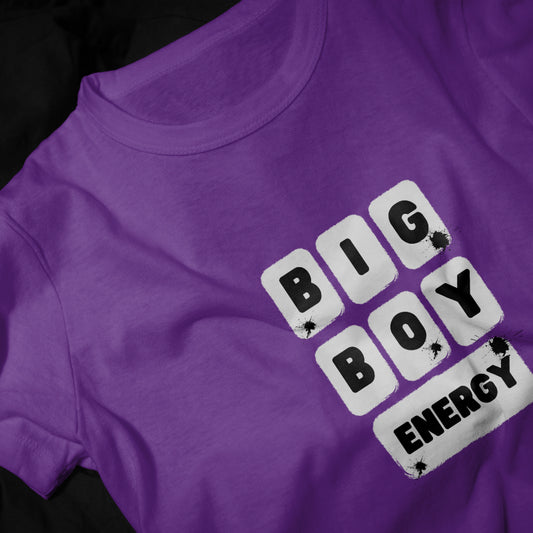 The Big Boy Energy Boys Graphic Printed T-shirt